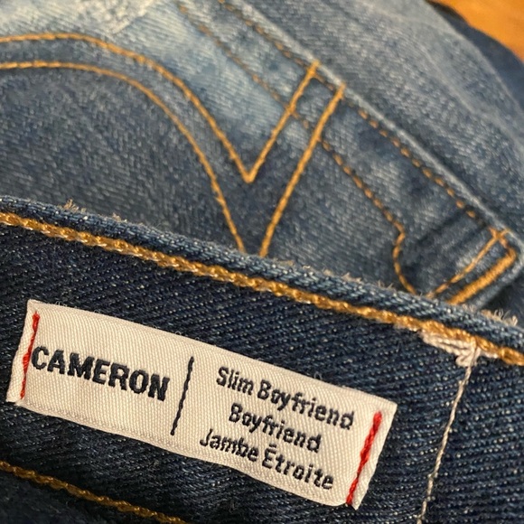 🔥NEW TRUE RELIGION DISTRESSED SLIM BOYFRIEND JEANS DARK WASHED MADE IN USA! 16 - Picture 3 of 3